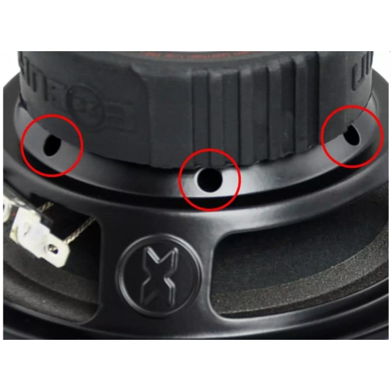 Excursion SHX-402  2-drożne współosiowe głośniki samochodowe o średnicy 100mm, tweetery 19mm - 3ohm, 50/125W, 88dB, 60-20000Hz, głębokość 54mm